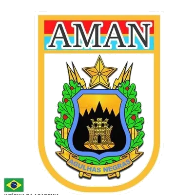 Logo da Academia Militar das Agulhas Negras (AMAN)
