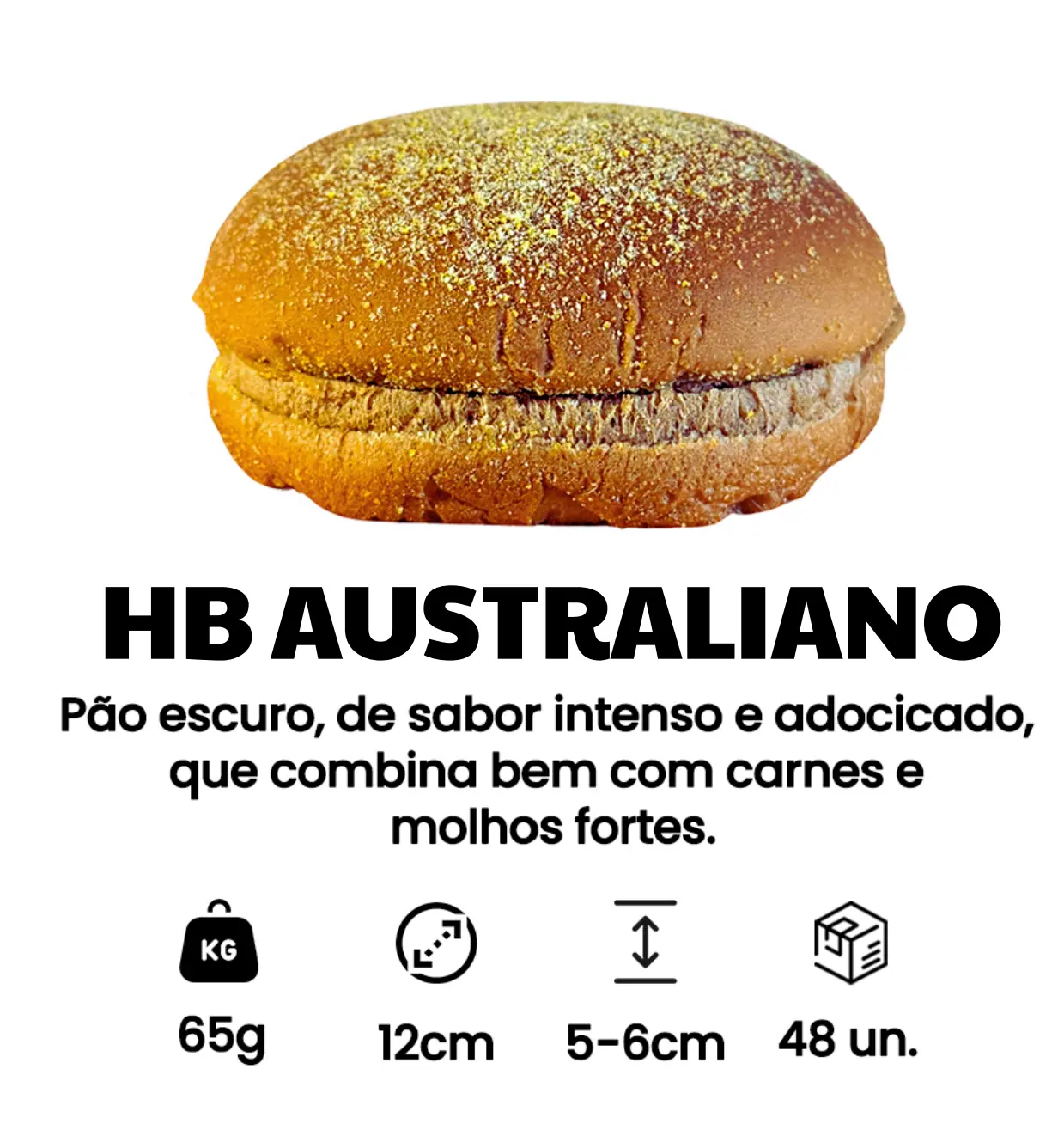 Pão Australiano para Hambúrguer - ValePan